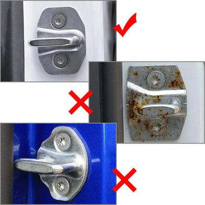 Car Door Lock Protective Cover for BMW F40 F45 G20, Benz C Class, Maserati