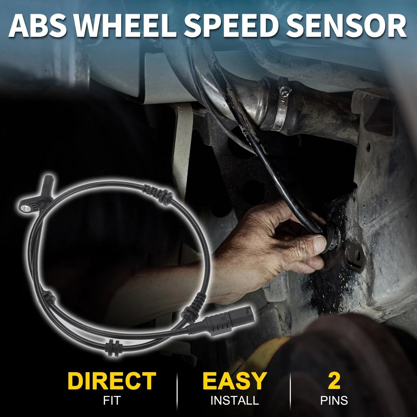 Front Left ABS Wheel Speed Sensor for Mercedes-Benz E320 (2003-2005)