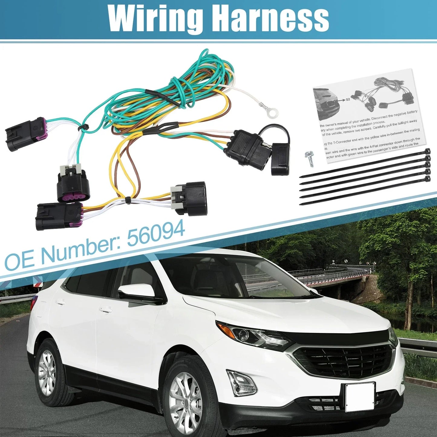 4-Pin Trailer Wiring Harness for GMC Terrain (2010-2012)