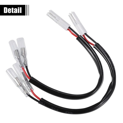Motorcycle Turn Signal Cable Adapter Connector for Honda  - 4 x Pcs