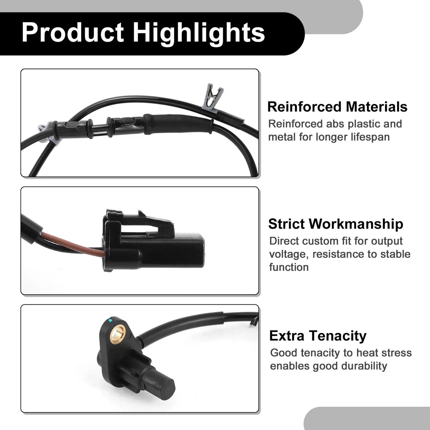 ABS Wheel Speed Sensor for Hyundai Tiburon (2005-2008)
