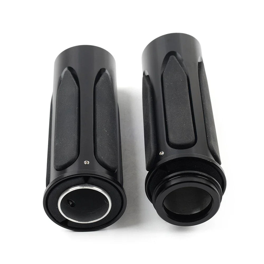 1" Hand Grips Electronic Throttle for Harley Softail Road Street Electra Glide