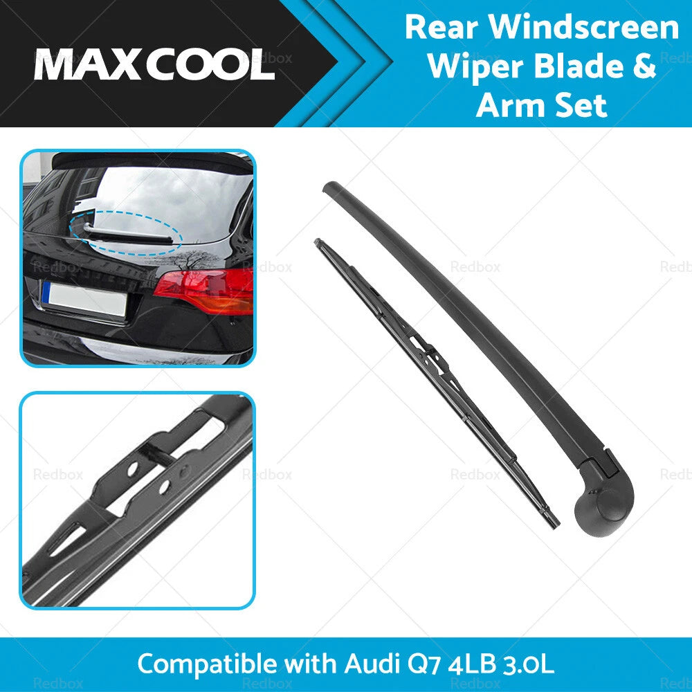 Rear Windscreen Wiper Blade & Arm Set for Audi Q7 2006-2015