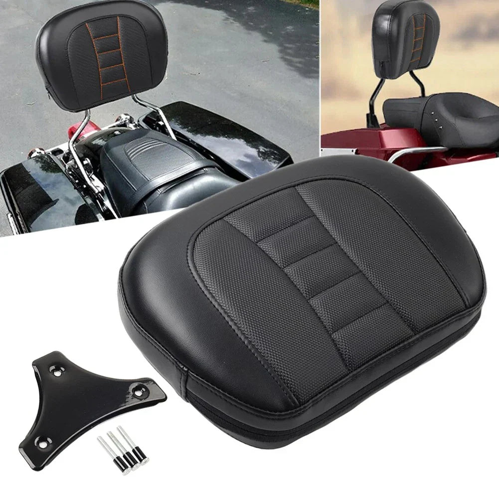 Sissy Bar Backrest Pad Bracket for Harley Touring Electra Road Glide (2009-2023)