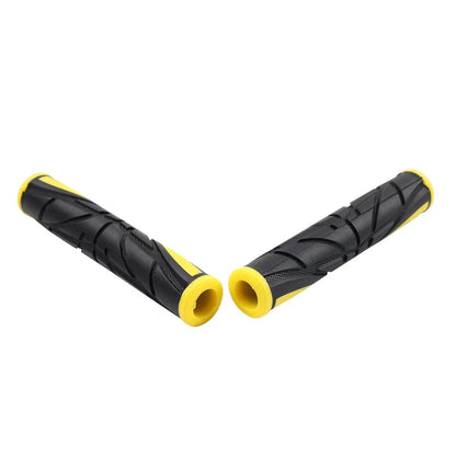 Yellow Universal Motor Brake Clutch Lever Grips Rubber Sleeve Cover