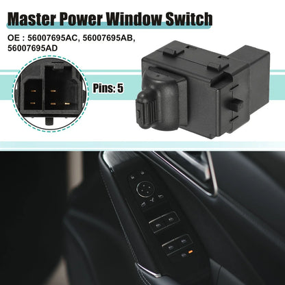 Front Passenger Side Master Power Window Switch for Dodge Dakota (2000-2004)