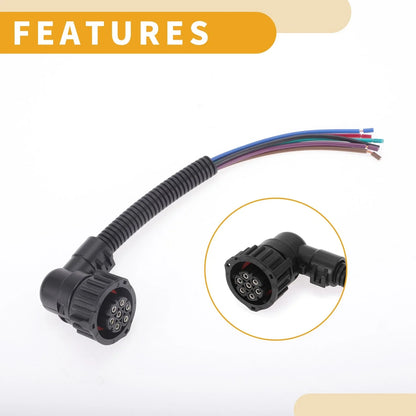 2 x Car Tail Light Wiring Harness Connectors for Fiat Ducato (2001-2016)