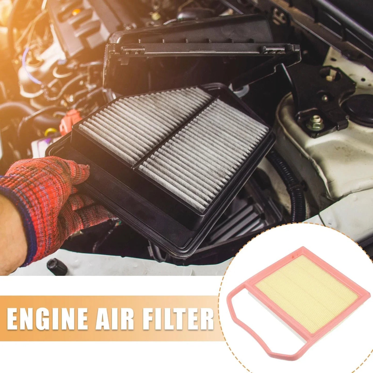 Car Engine Air Filter PA99235 for Benz C43 AMG GLE43 3.0L (2017-2019)