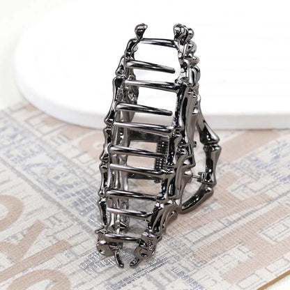Skull Design Black Ghost Hand Hair Clips for Halloween Party Decorations