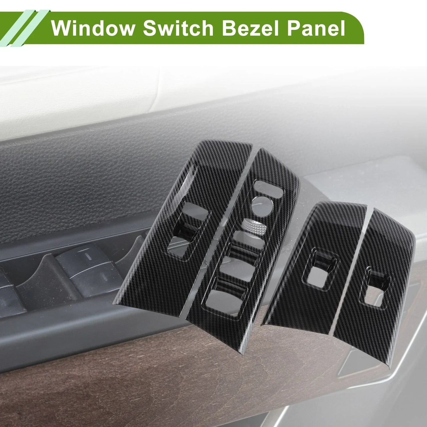4 Pcs Window Switch Bezel Covers for Honda CR-V (2023-2025)