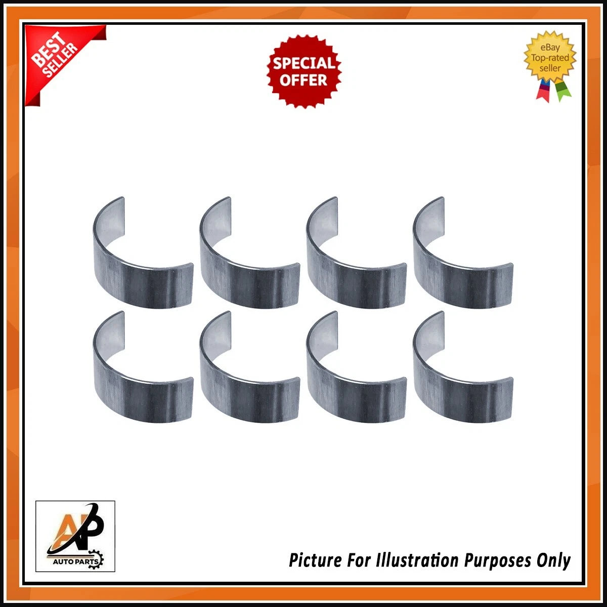 Big End Bearings Set STD for Renault Qashqai NV300 Trafic Vivaro 1.6 (2006–2019)
