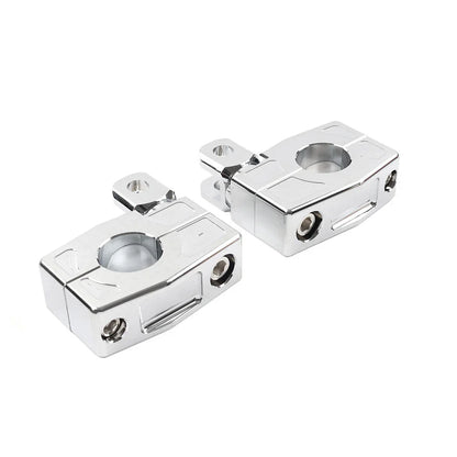 25MM Foot Peg Rest Clamp Bracket for Harley Crash Bar