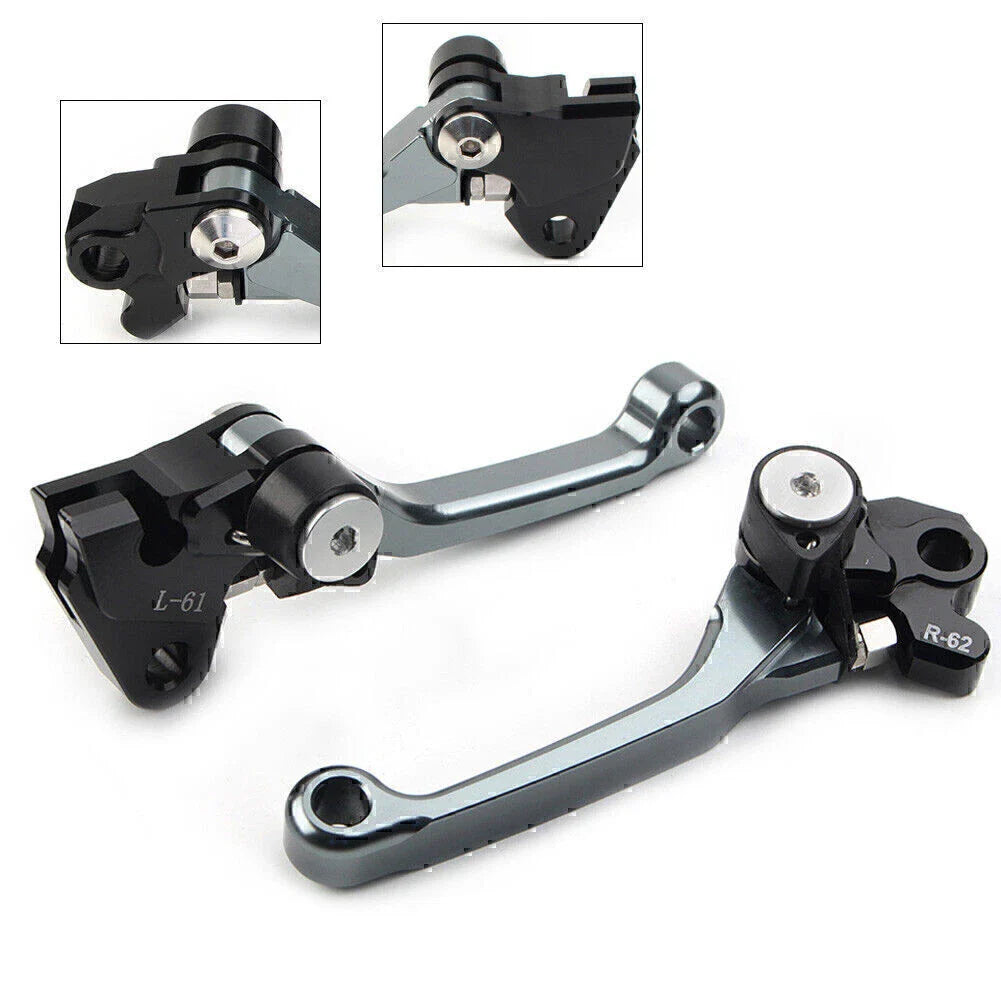 CNC Titanium Pivot Dirt Clutch Brake Levers for Kawasaki KX450F (2006-2012)