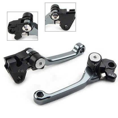CNC Titanium Pivot Dirt Clutch Brake Levers for Kawasaki KX450F (2006-2012)