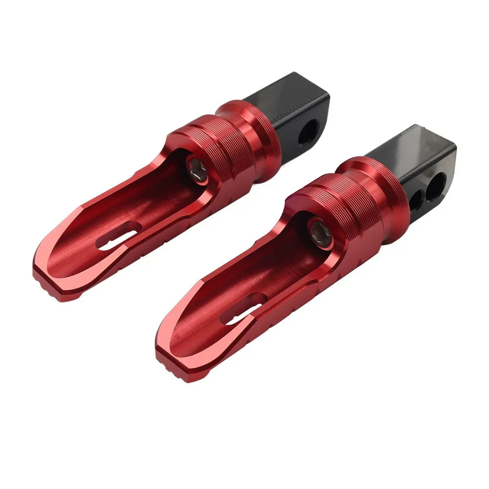 Rear Footrest Pegs for Suzuki V-Strom 650 DL650 GSXS1000 2018-2024 Red