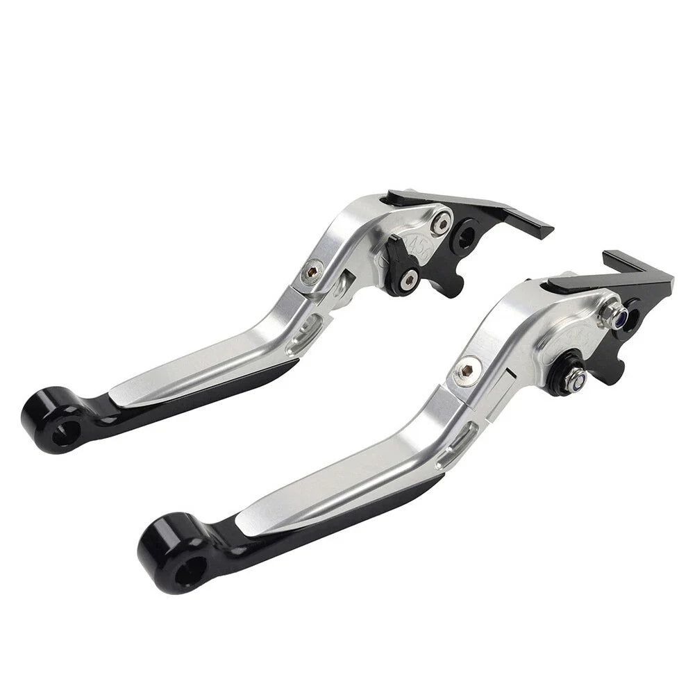 CNC Silver Extendable Brake Clutch Levers for Yamaha FJR 1300, XJR1300 (04-20)