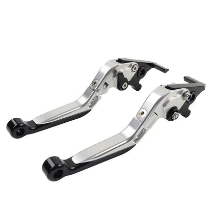 CNC Silver Extendable Brake Clutch Levers for Yamaha FJR 1300, XJR1300 (04-20)
