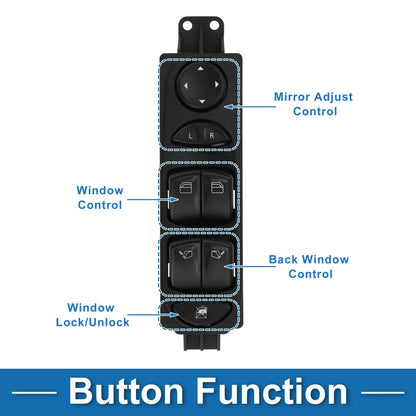 Power Window Switch for Mercedes-Benz W639 Vito (2003-2014)