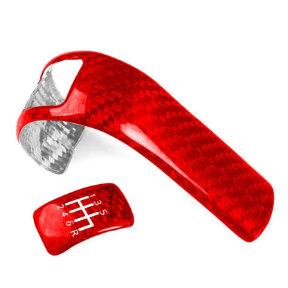 Red Gear Shift Knob Cover Trim for Nissan 350Z (2003-2009)