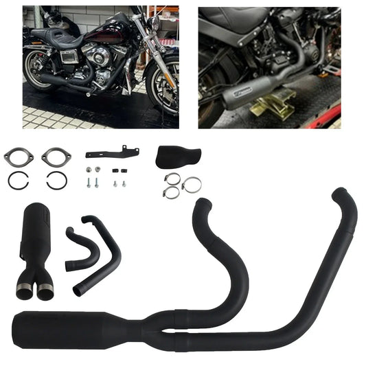 304 Stainless Steel Exhaust System for Harley Dyna Street Bob EFI (2006)