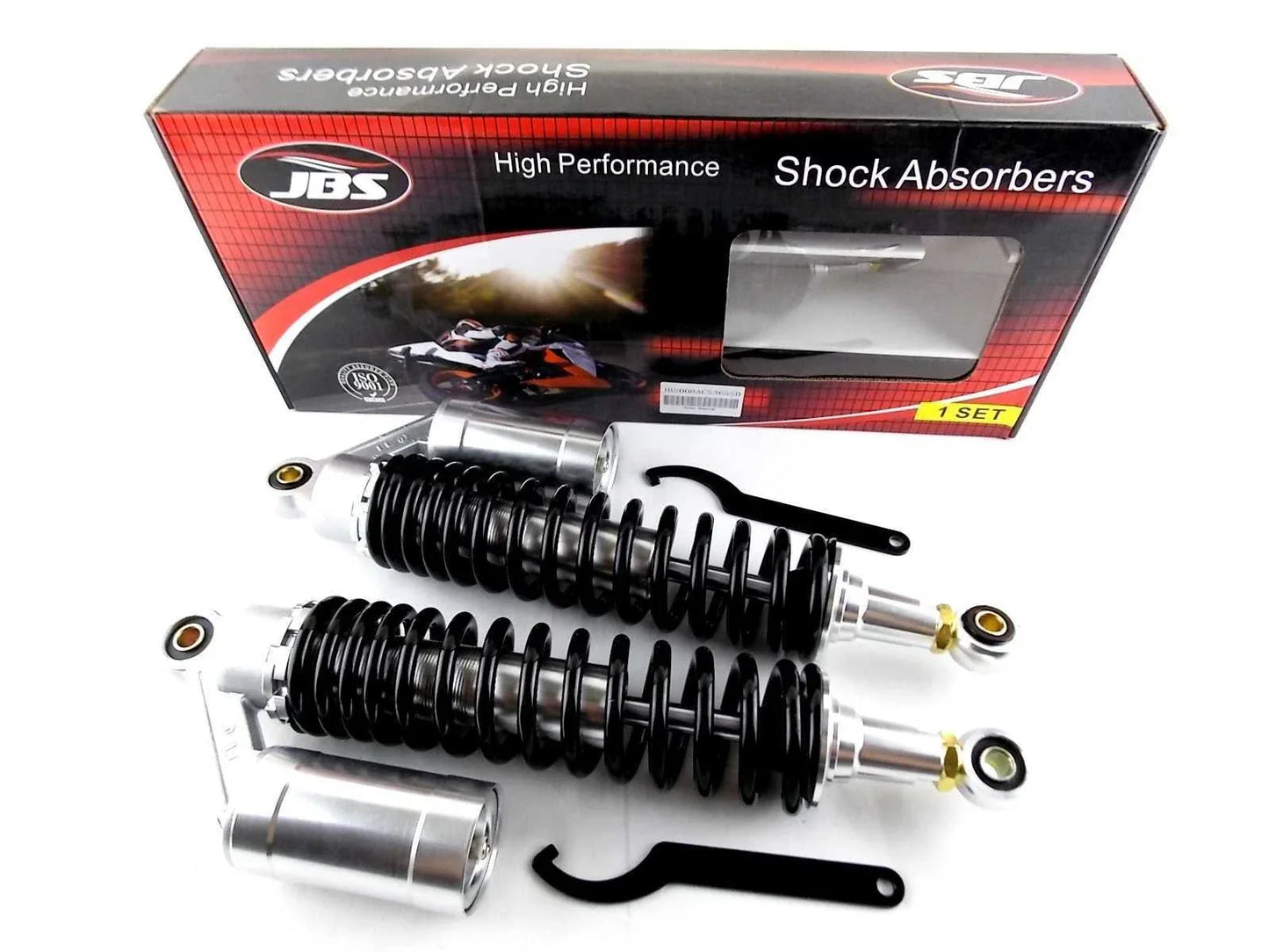 365mm JBS Nitrogen Shock Absorbers for Triumph Hinckley Scrambler Thruxton 900 (2006-2023)
