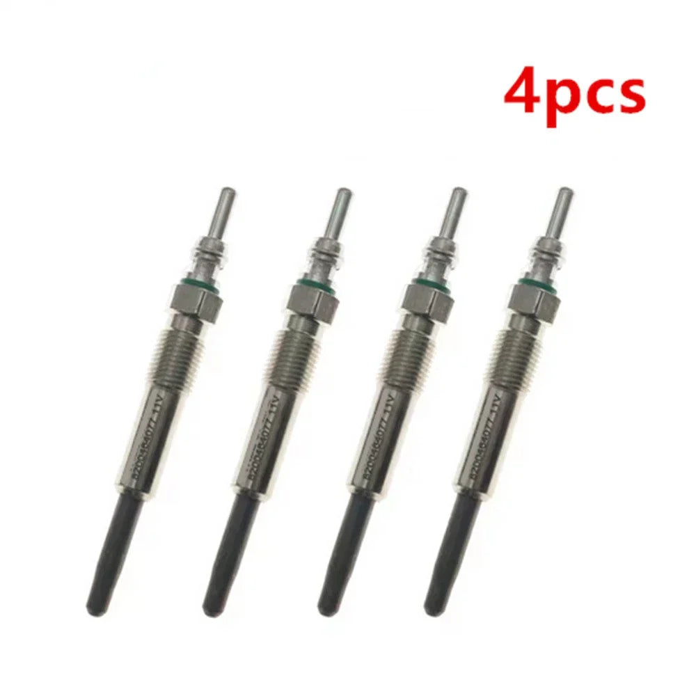 4pcs Glow Plugs 11V for RENAULT Clio II, Master II, Logan, Symbol (2001-2012)