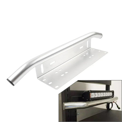Bull Bar Front Bumper License Plate Mount Bracket for Off-Road Light Bar