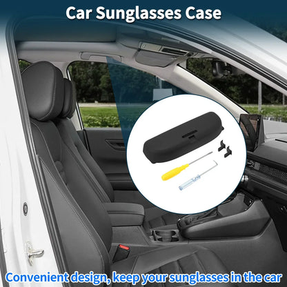 Sunglasses Case for Mercedes-Benz C Class Eyeglasses Holder Storage Black