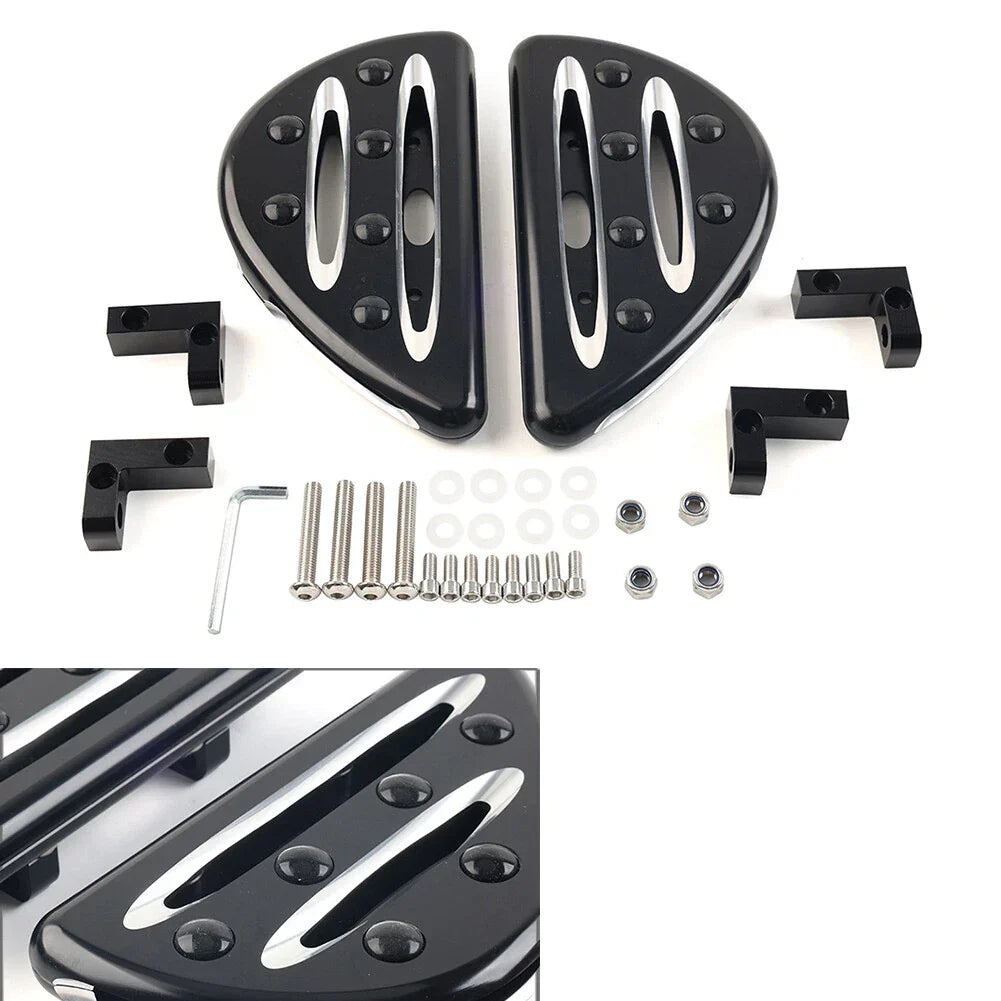 Rear Passenger Floorboard Foot Pegs  Left & Right for Harley Touring (1993-2023)