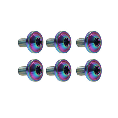 6 x M6x20mm Alloy Torx Head Screws for Motorcycle Bike