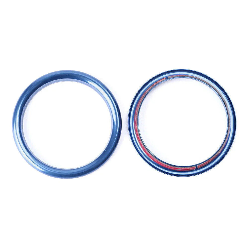 4 x Air Vent Outlet Ring Cover Trim Blue for Audi A3 (2012-2019)
