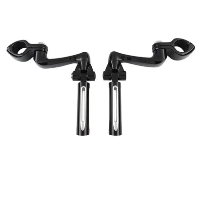 1.25" Highway Bar Male Mount Footpegs for Harley Touring Road Glide (2009-2023)