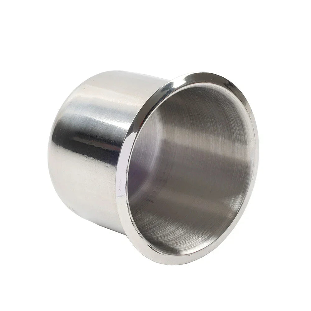 Stainless Steel Drop-in Cup Holder for Poker Table Yacht Boat RV Car Truck
