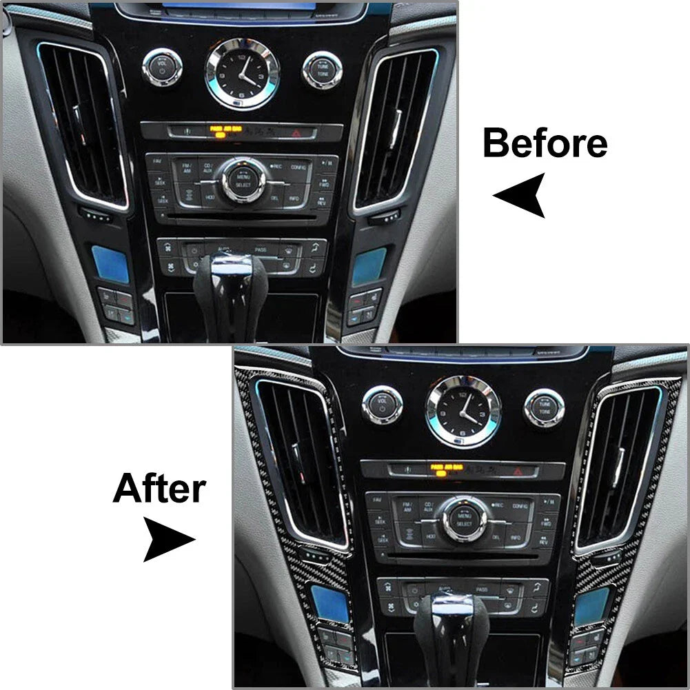 Central Console Air Vent Frame Cover Trim for Cadillac CTS (2008-2013)