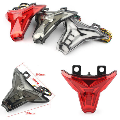 LED Rear Brake Turn Signal Taillight for 15-18 KAWASAKI Z1000 ZX-10R