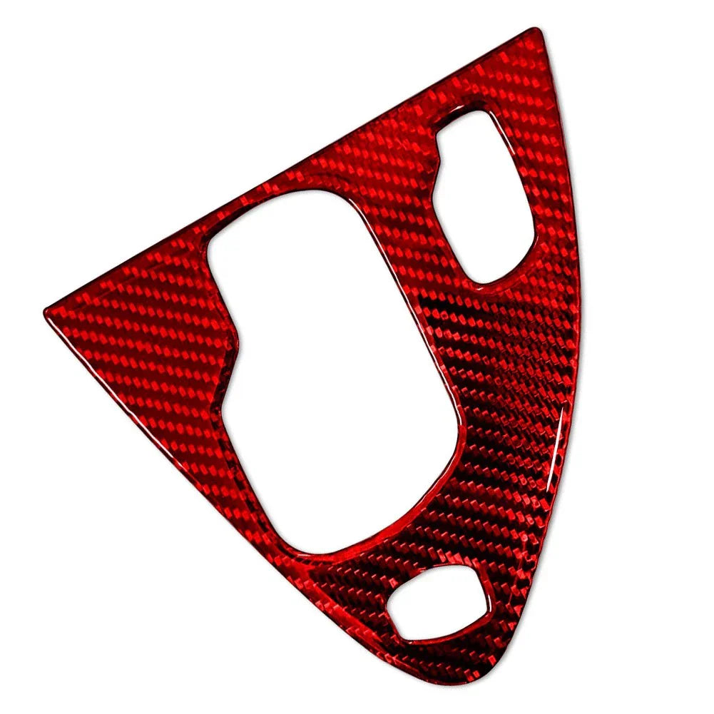 Gear Shift Panel Cover Trim for BMW 6 Series E63 E64 (2004-2010) Red RHD
