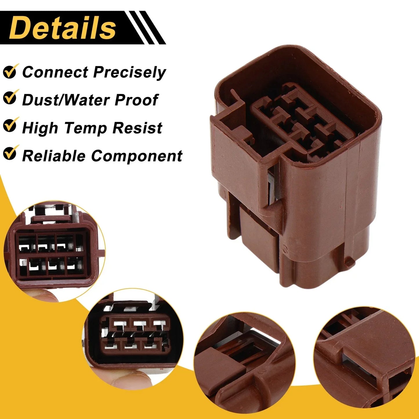 Power Window Motor Connector Plug for Chrysler Taillight (2001-2007)