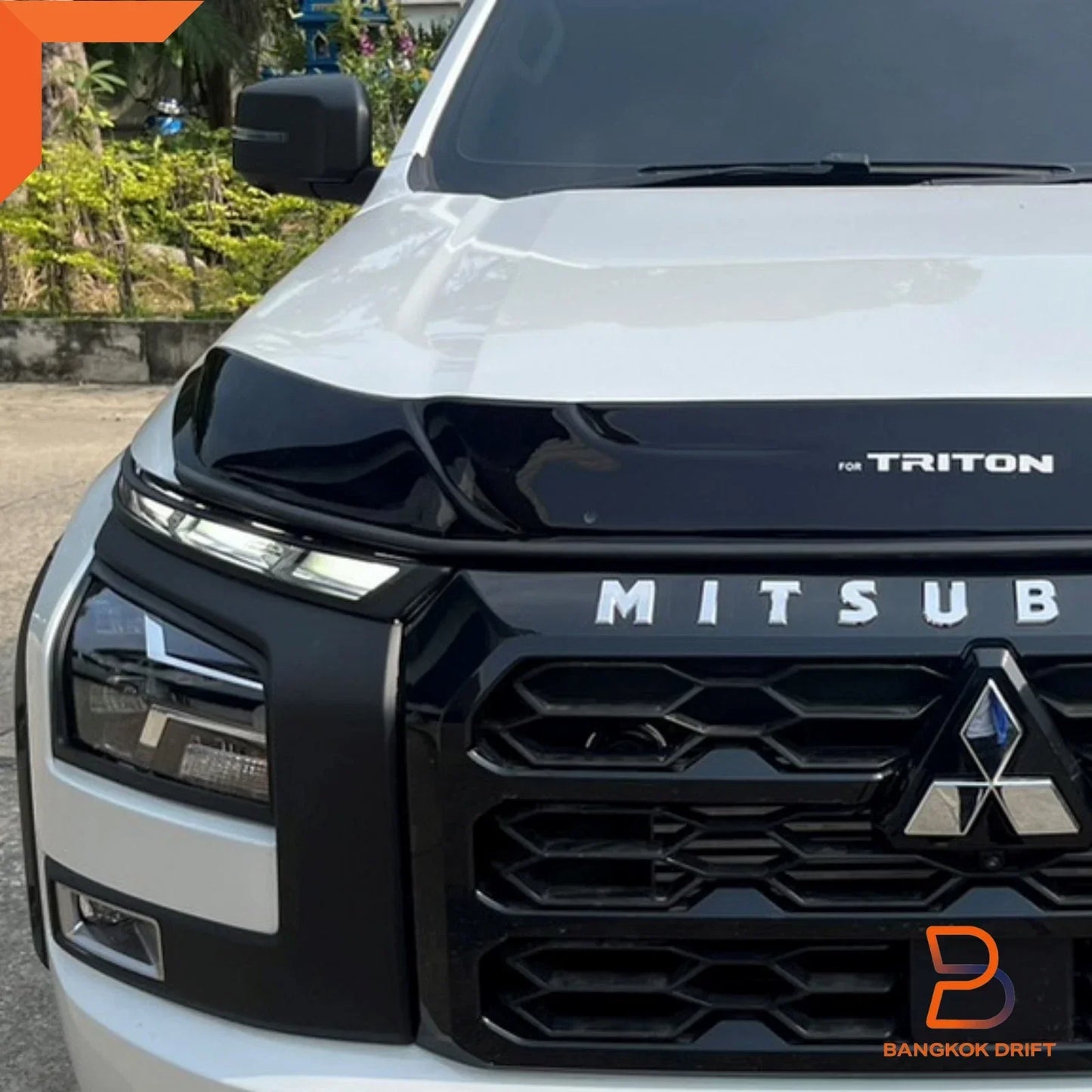 Front Bumper Headlight Cover for Mitsubishi Triton Ute MV (2023-2025)