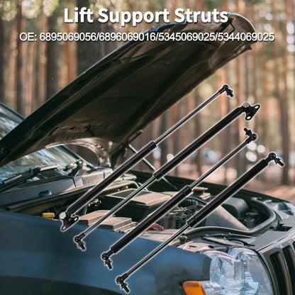 Lift Supports for Toyota Land Cruiser (2008-2021) - Front Hood & Rear Hatch Struts