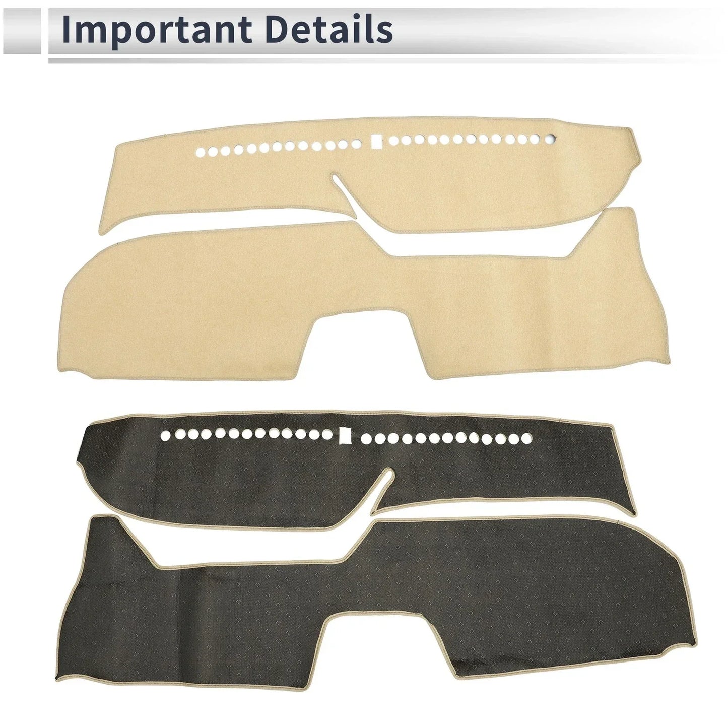 Dashboard Cover Mat for Honda FREED GB5/6/7/8 (2016-2024) Sun Protector Beige