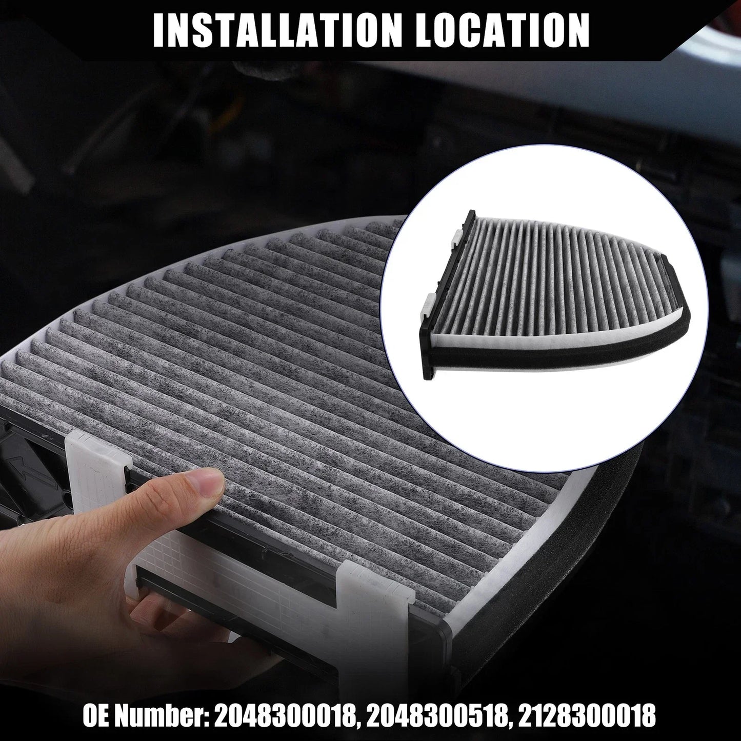 Cabin Air Filter for Mercedes-Benz C200 C250 (2015-2020)