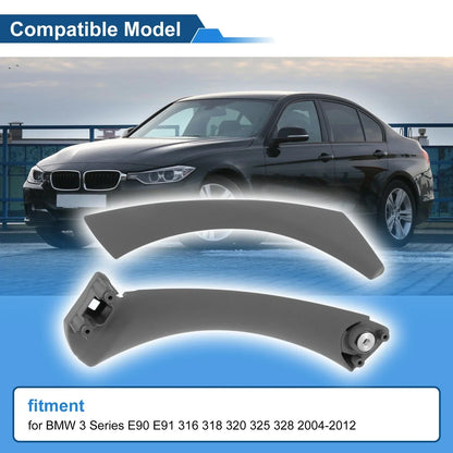 Inner Door Panel Handle for BMW 3 Series E90 E91 (2004-2012) Gray