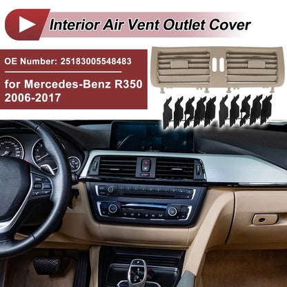 Front Center Console Air Outlet Vent Grille for Mercedes-Benz ( Specified)