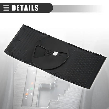 Center Console Slider Cover for Lexus IS250 (2006-2013) - Black Plastic 1 Set