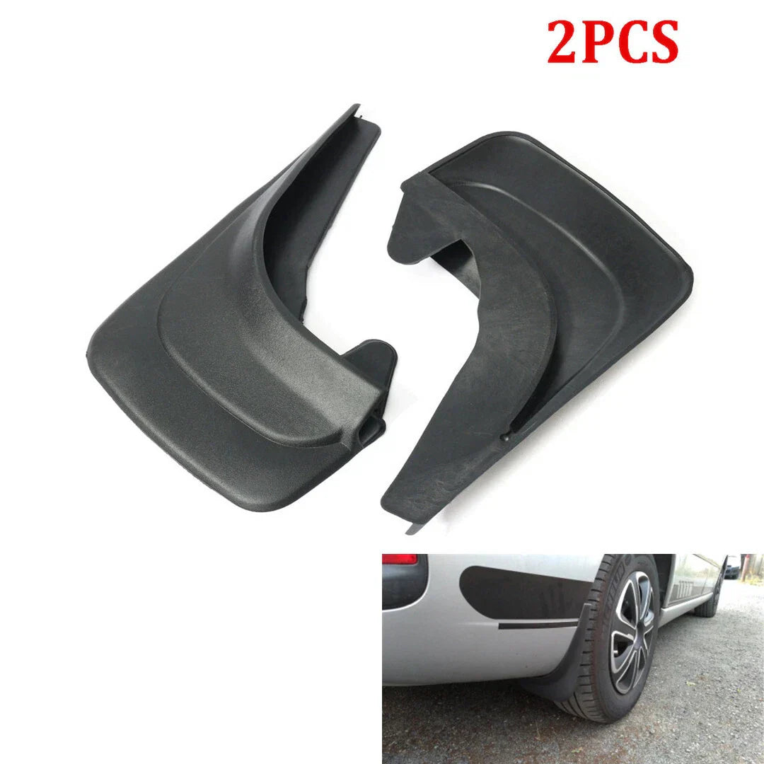 Universal Car Mud Flaps 260mm x 210mm for Peugeot, FIAT, Citroen, Ford