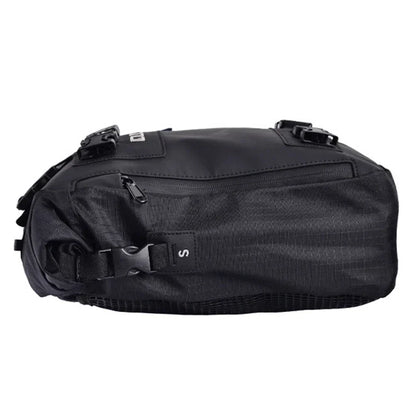 Waterproof 10L Rear Tail Seat Bag for Motorcycle - Black