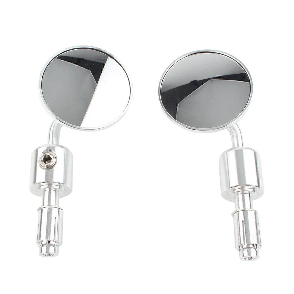 CNC 7/8" Round Bar End Mirrors for Universal Motorcycle