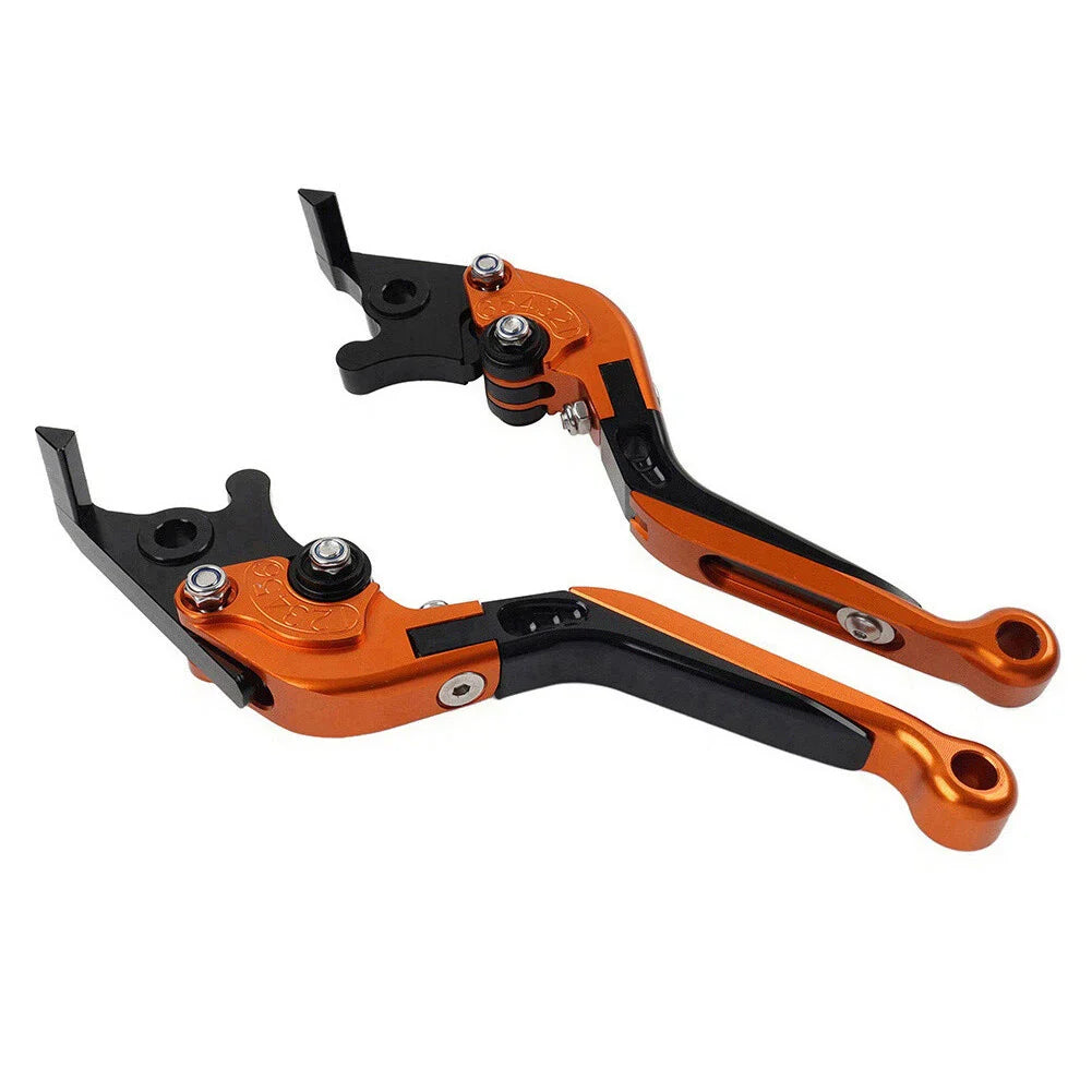 CNC Orange Extendable Brake Clutch Levers for Suzuki GSXS125 GSXR150 (2017-2019)