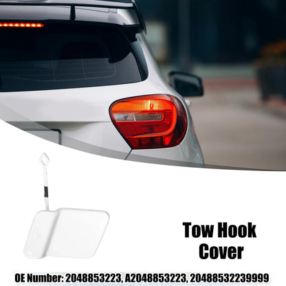 Rear Bumper Tow Hook Eye Hole Cover for Mercedes Benz X204 GLK350 (2009-2015)