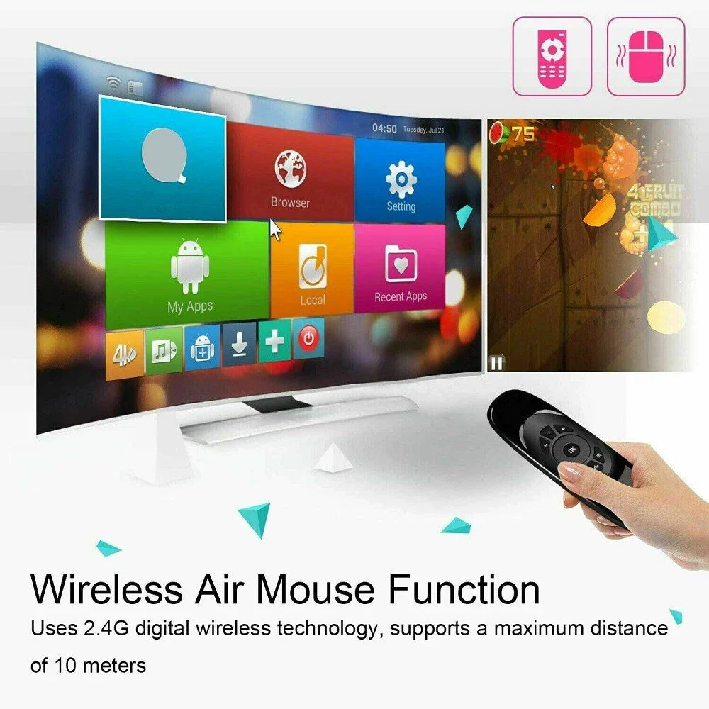 2.4GHz Voice Control Remote for Air Mouse PC Android Smart TV Box